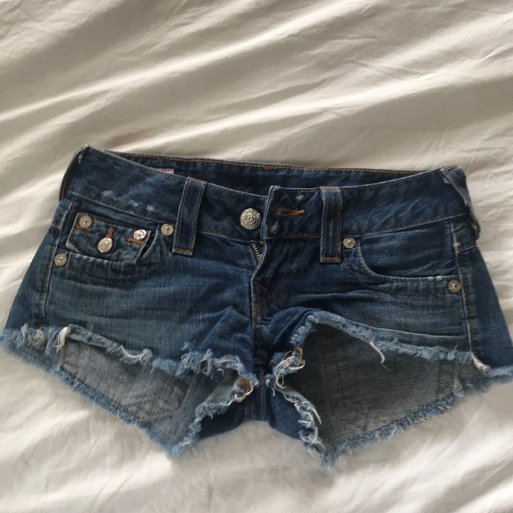 True Religion Joey cut-off jean short